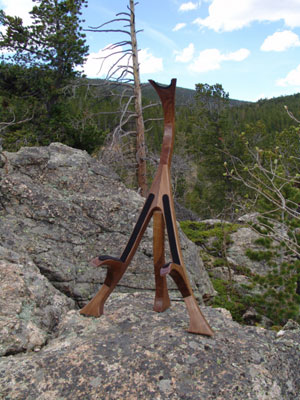 Photo of guitar stand.
