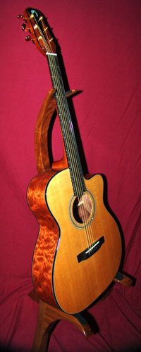 Photo of guitar stand.