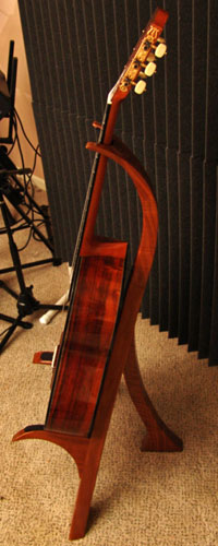 Photo of guitar stand.