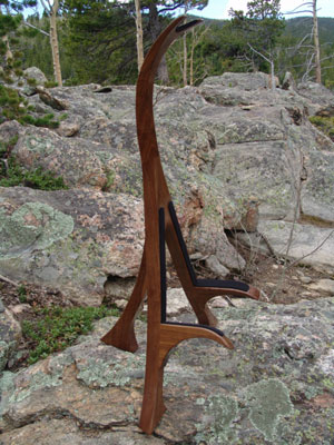 Photo of guitar stand.