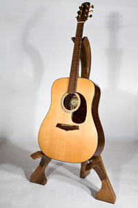 Black Walnut Guitar Stand