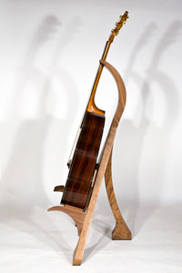 Black Walnut Guitar Stand