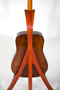 Padauk Guitar Stand