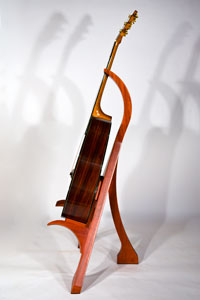 Padauk Guitar Stand