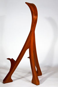Padauk Guitar Stand