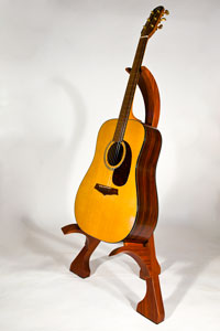 Padauk Guitar Stand