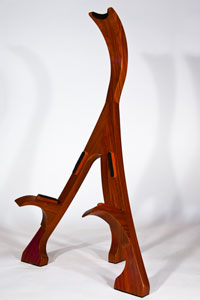 Padauk Guitar Stand