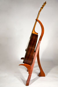 Padauk Guitar Stand