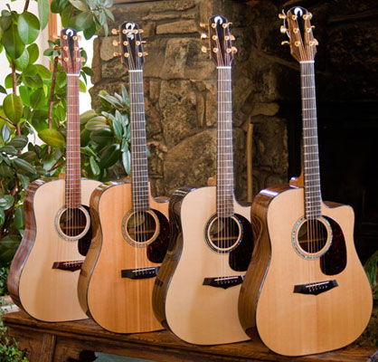 Photo of Dreadnought guitars - front view